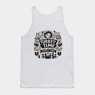 Turkey and Gratitude on the Menu Tank Top